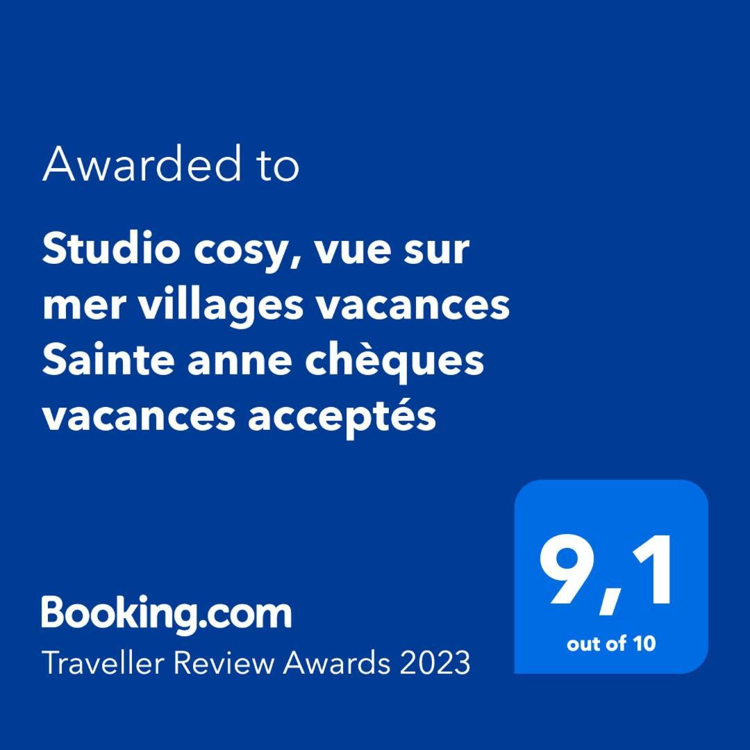 Studio Cosy, Vue Sur Mer Villages Vacances Sainte Anne Cheques Vacances Acceptes Zimmer foto