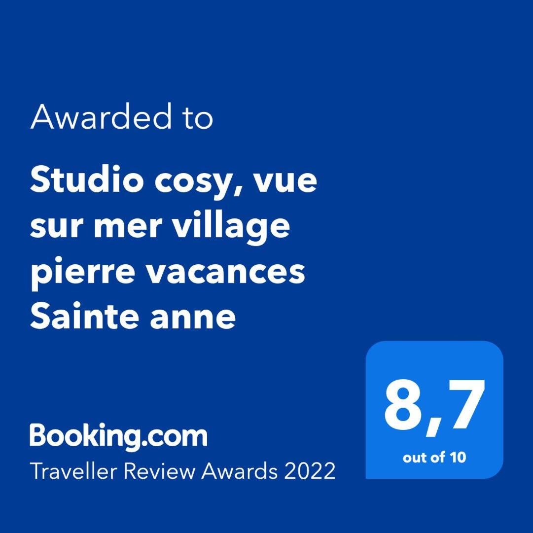 Studio Cosy, Vue Sur Mer Villages Vacances Sainte Anne Cheques Vacances Acceptes Zimmer foto